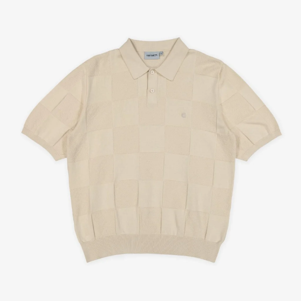 Carhartt WIP Checker Polo Fleur De Sel