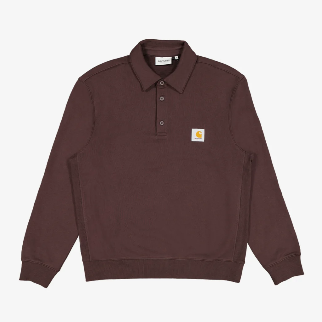 Carhartt WIP Polo Sweat Palisander