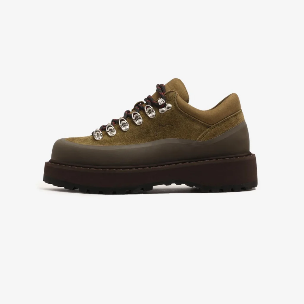 Diemme Cornaro Due Gomma capers green suede