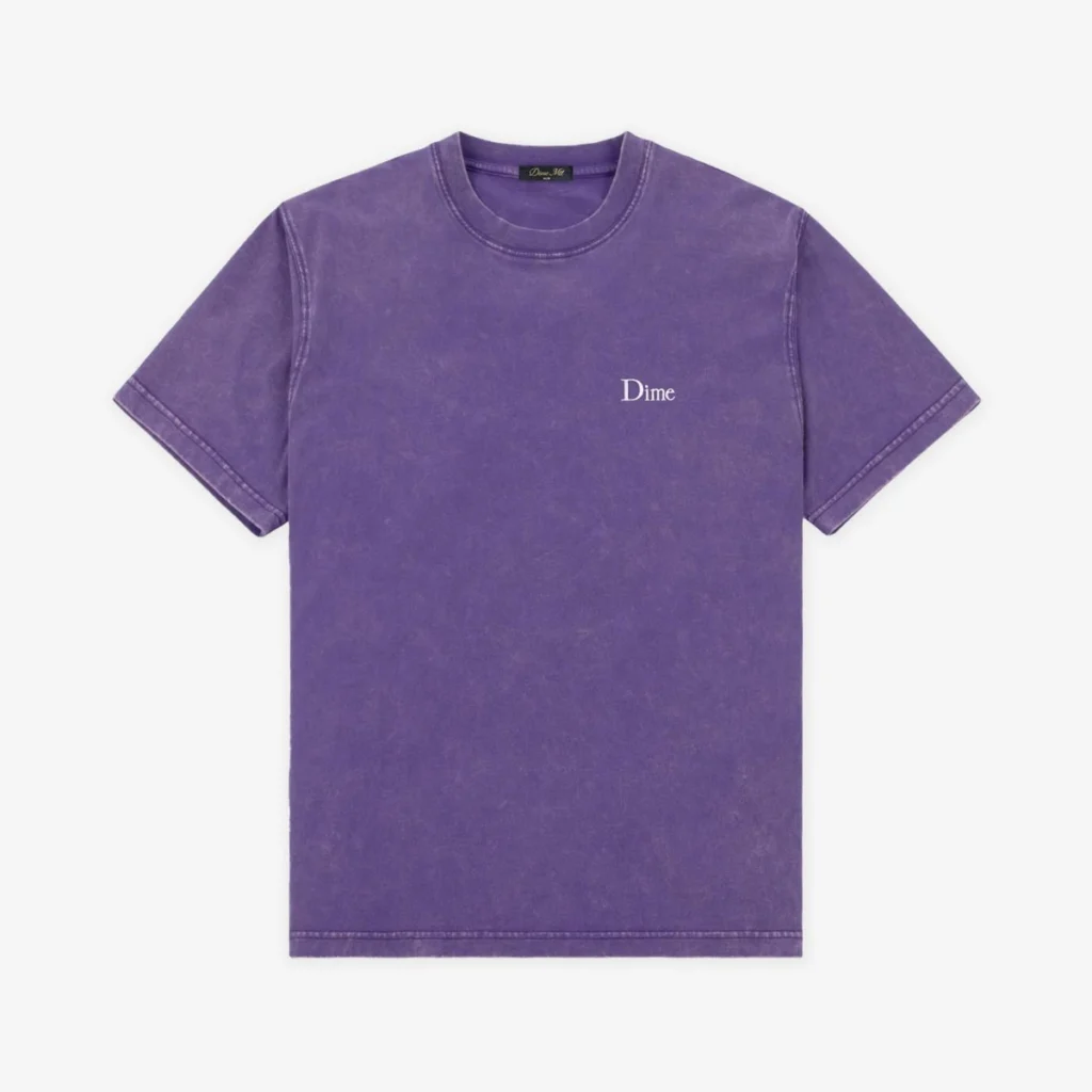 Dime Classic Small Logo T-Shirt Faded Iris