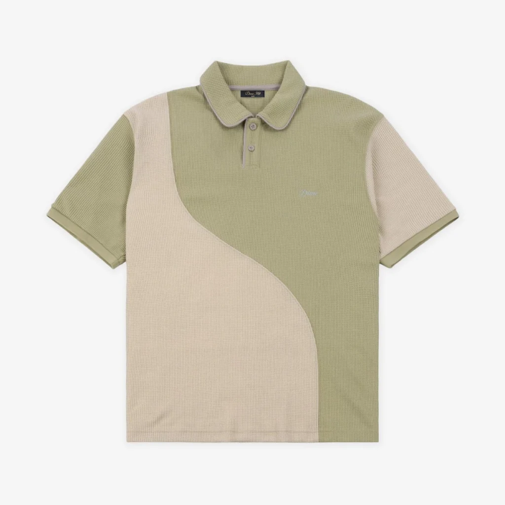 Dime Waffle Polo SAGE