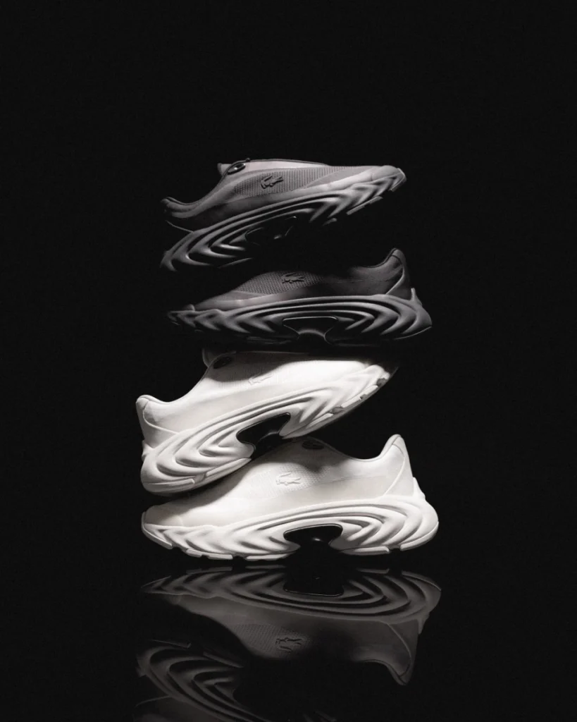 Lacoste Spinor Premium FW25, jacquard upper and A.D.S. midsole