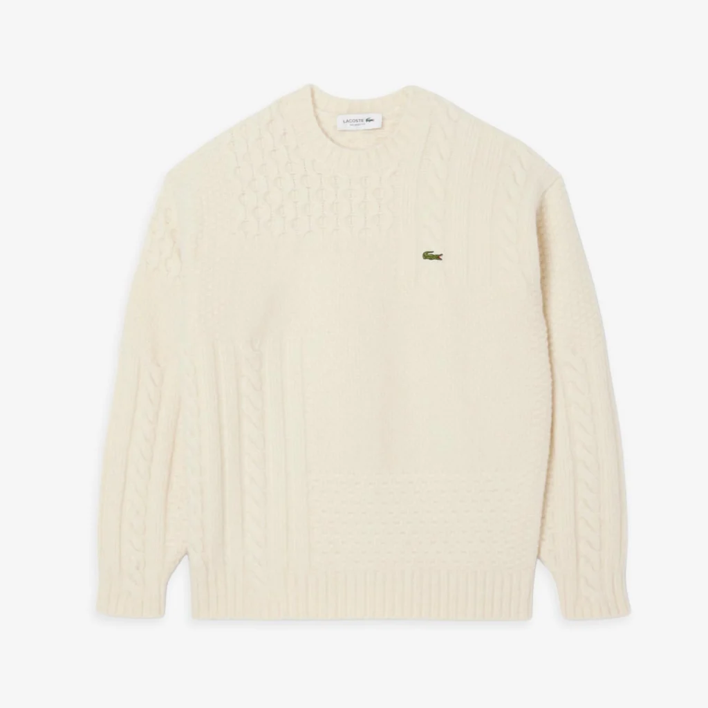 Lacoste Relaxed Fit Sweater Creme