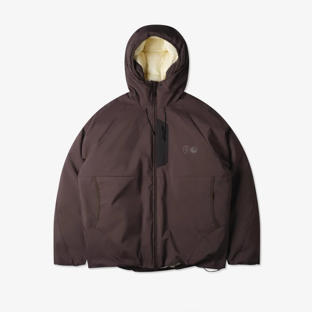 Purple Mountain Observatory Shield Puffer Chocolate