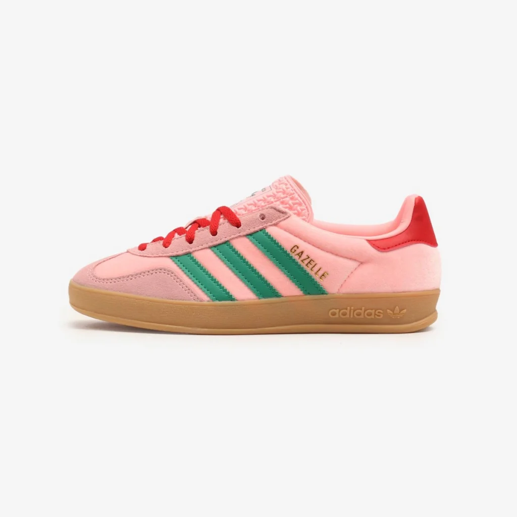 Wmns Adidas Gazelle Indoor COUGRN/GLOPNK/GUM3