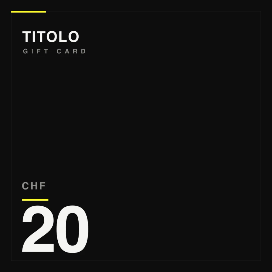 Titolo Gift Card · CHF 20