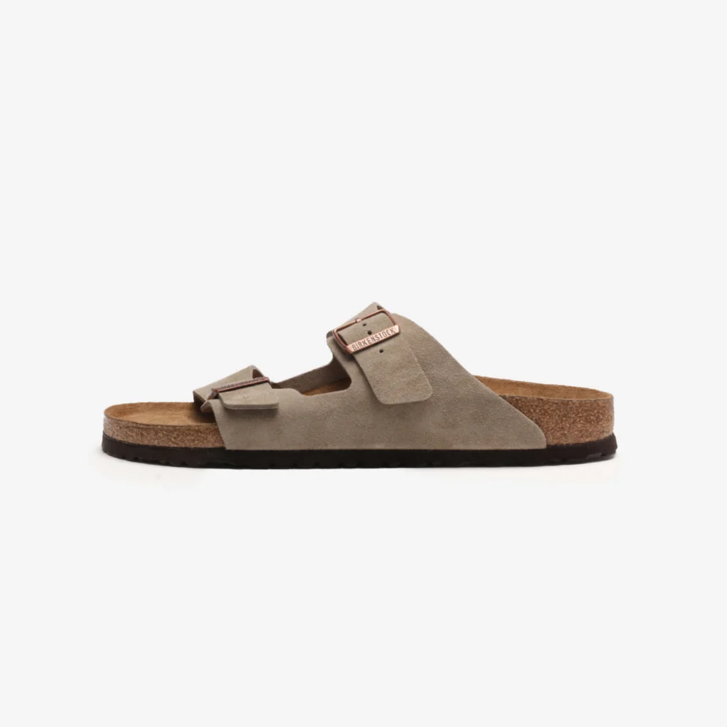 Arizona Soft Footbed Suede Leather Taupe