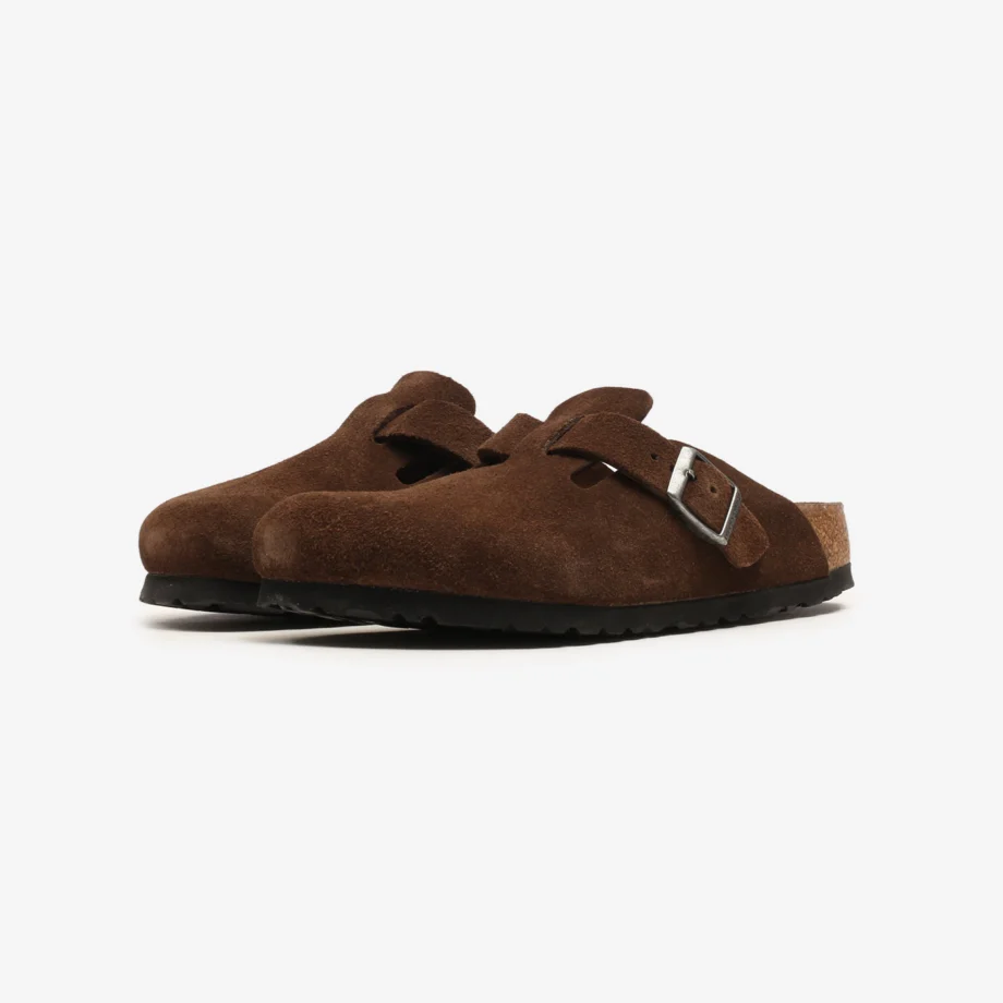 Birkenstock Boston Soft Footbed Suede Leather