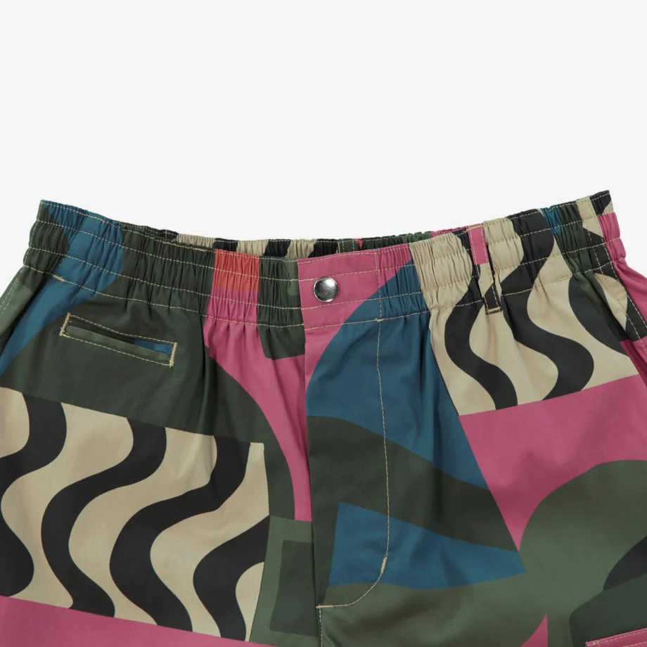 Parra Distorted Camo Shorts