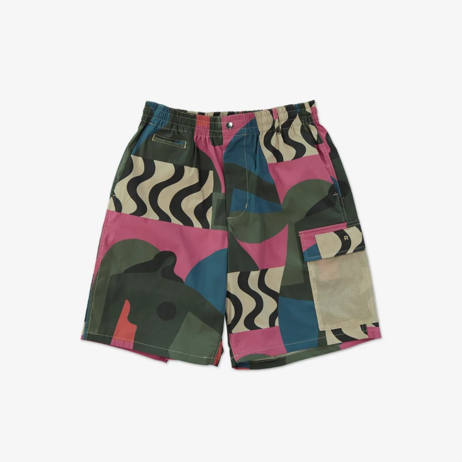 Parra Distorted Camo Shorts