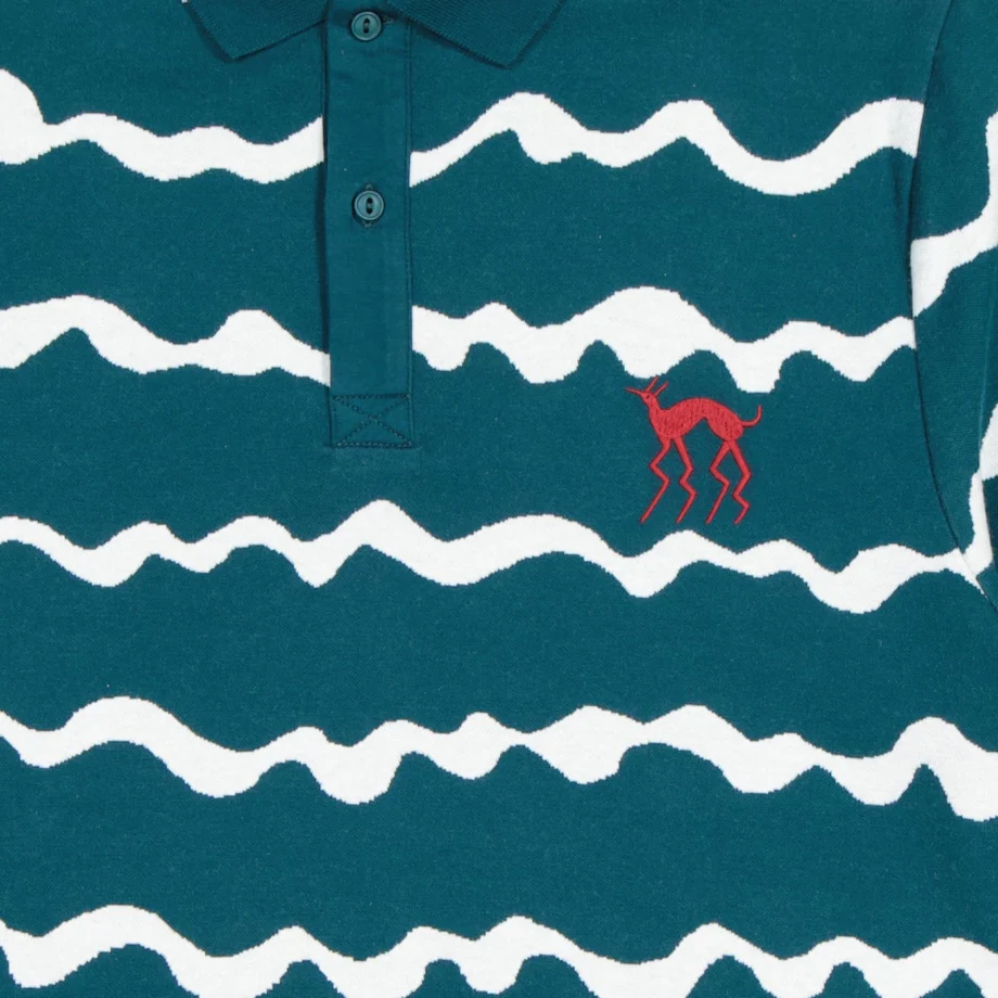 Parra Broken Waves Polo Shirt