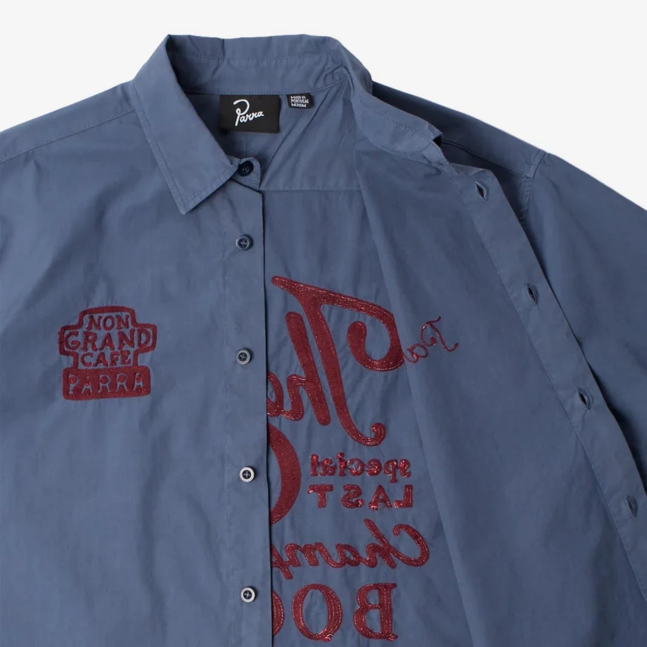 Parra The End Books Short Sleeve Shirt