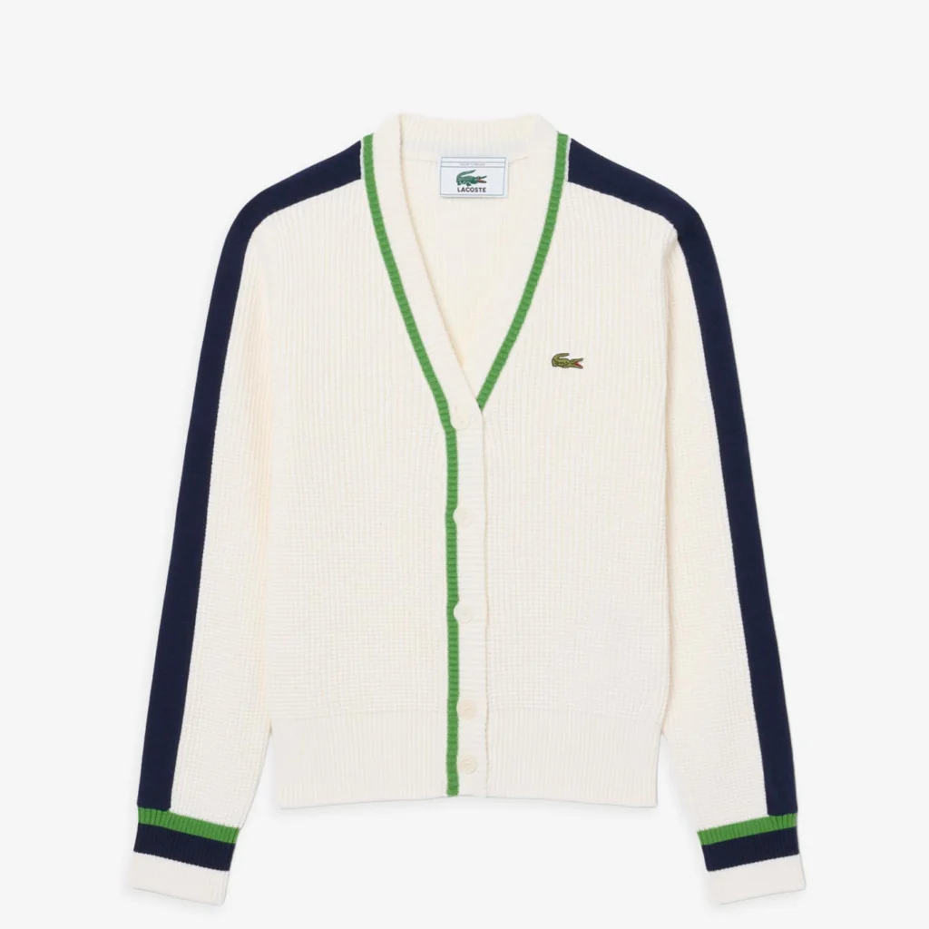 Lacoste Cotton Blend Cardigan