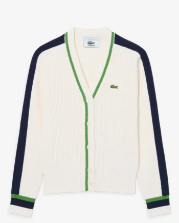 Lacoste Cotton Blend Cardigan