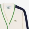 Lacoste Cotton Blend Cardigan