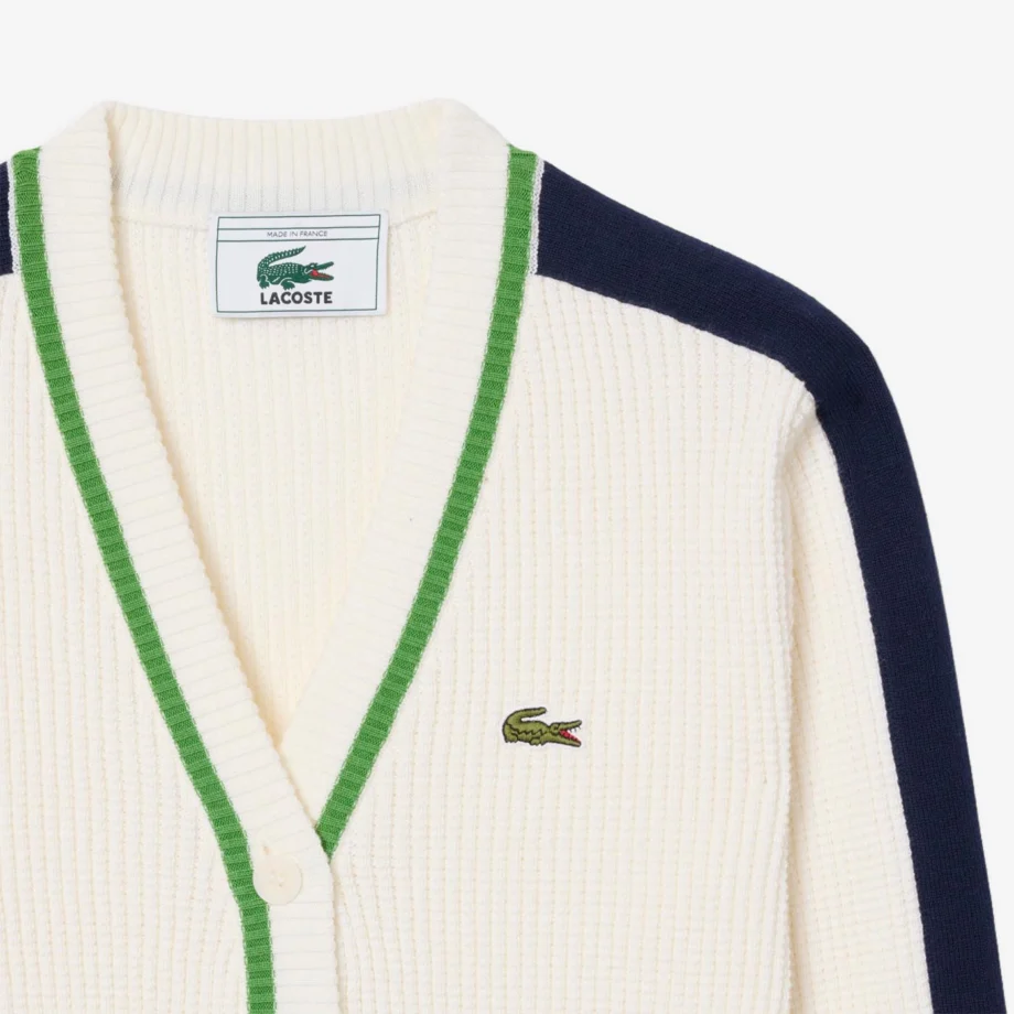 Lacoste Cotton Blend Cardigan