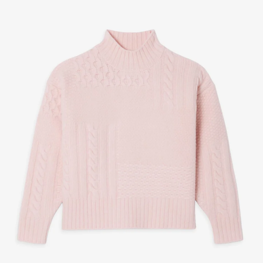 Wmns Lacoste High Neck Wool Sweater