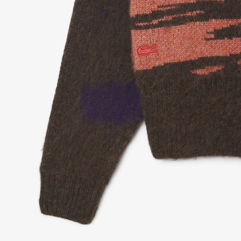 Wmns Lacoste Landscape Jacquard Wool Sweater