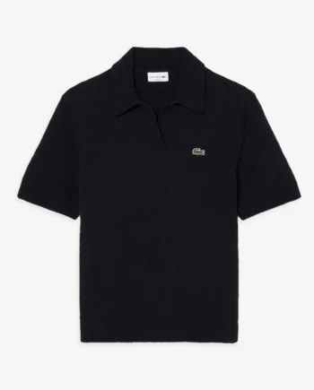 Lacoste Classic Fit Bouclé Knit Polo Shirt