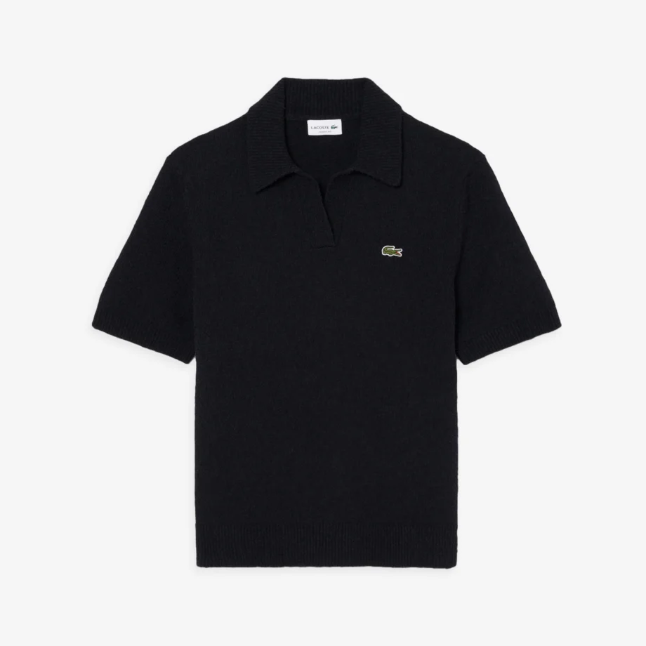 Lacoste Classic Fit Bouclé Knit Polo Shirt