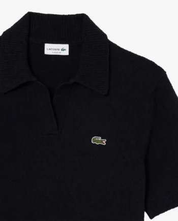 Lacoste Classic Fit Bouclé Knit Polo Shirt