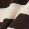 Lacoste Short Sleeved Striped Polo Collar Sweater