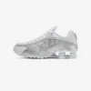 Wmns Nike Shox R4 «White Metalic Silver»