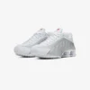 Wmns Nike Shox R4 «White Metalic Silver»