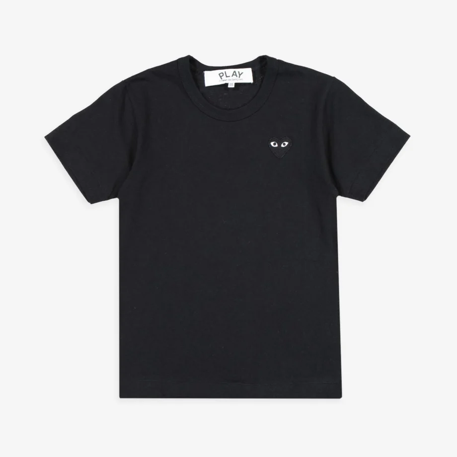 CdG Play T-Shirt Black Heart 100%Cotton