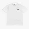 CdG Play T-Shirt Black Heart 100%Cotton