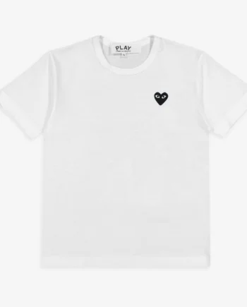 CdG Play T-Shirt Black Heart 100%Cotton