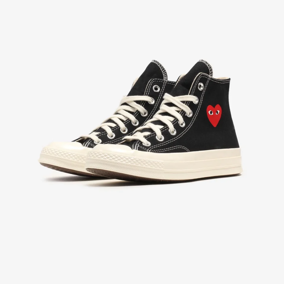 CdG Play Converse High Chuck Taylor 70 Small Red Heart