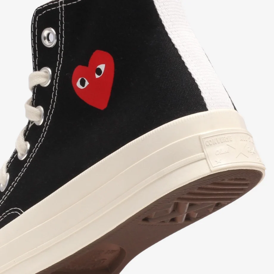 CdG Play Converse High Chuck Taylor 70 Small Red Heart