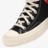 CdG Play Converse High Chuck Taylor 70 Small Red Heart
