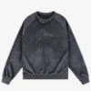 Dime Cursive Velvet Crewneck