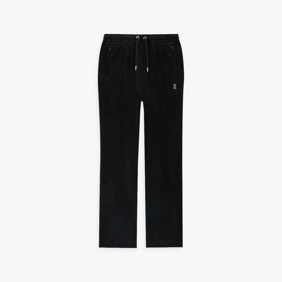 Juicy Couture Velour Track Pant With Diamante Branding