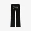 Juicy Couture Velour Track Pant With Diamante Branding