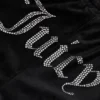 Juicy Couture Velour Track Pant With Diamante Branding