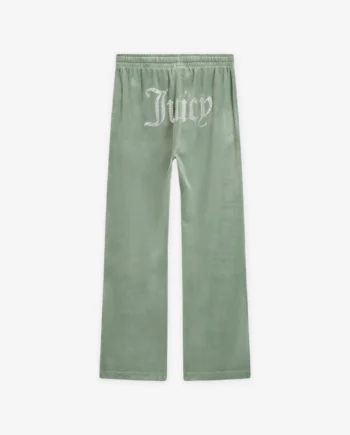Juicy Couture Diamanté Velour Track Pant