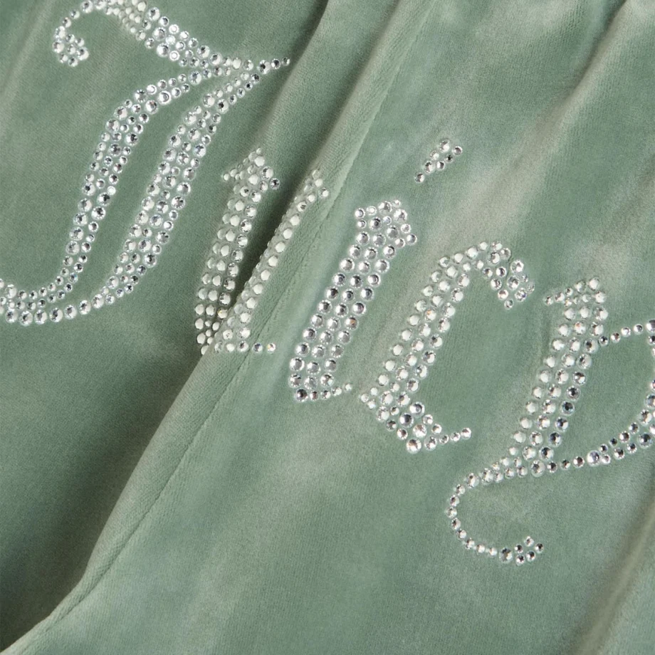 Juicy Couture Diamanté Velour Track Pant