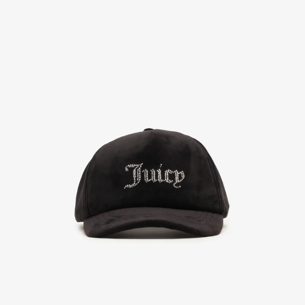 Juicy Couture Velour & Diamante Baseball Cap