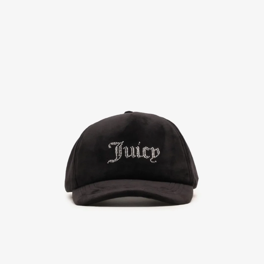 Juicy Couture Velour & Diamante Baseball Cap