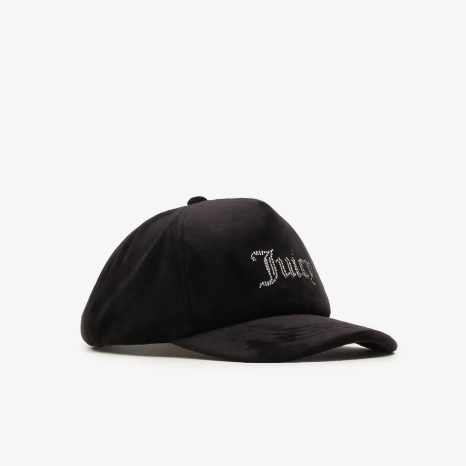 Juicy Couture Velour & Diamante Baseball Cap