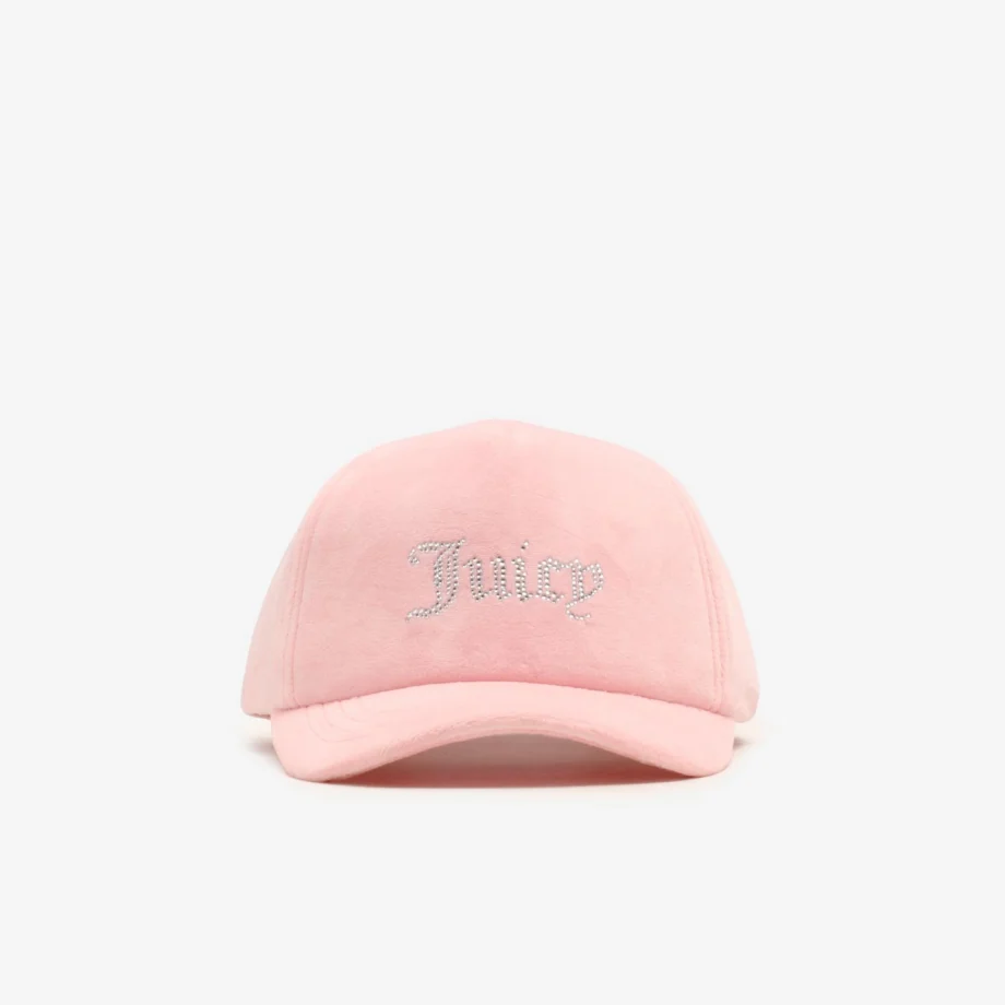 Juicy Couture Velour & Diamante Baseball Cap