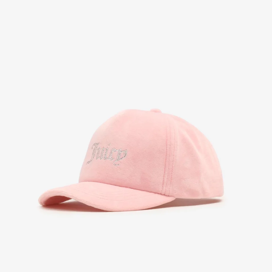 Juicy Couture Velour & Diamante Baseball Cap