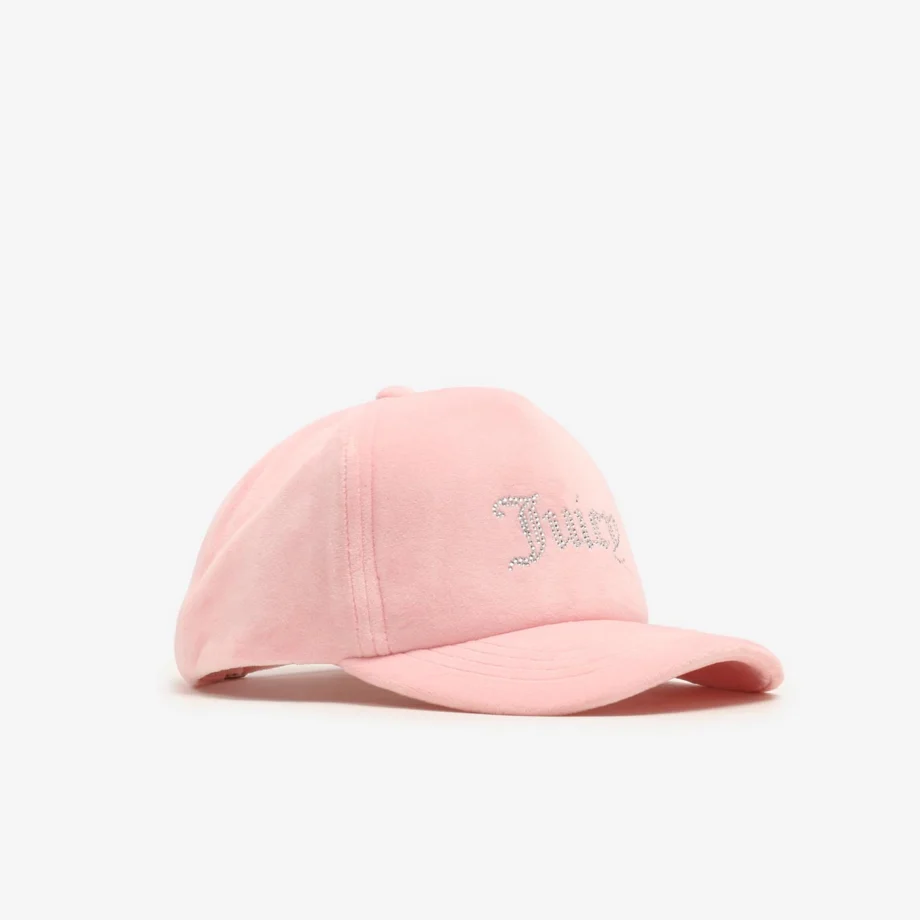 Juicy Couture Velour & Diamante Baseball Cap