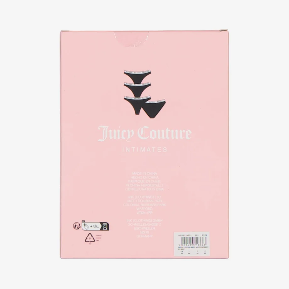 Juicy Couture Diddy Cotton Brief Multipacks 3x
