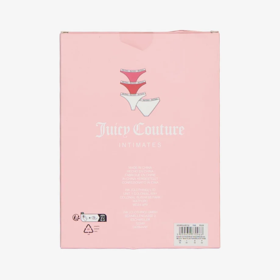 Juicy Couture Diddy Cotton Brief Multipacks 3x