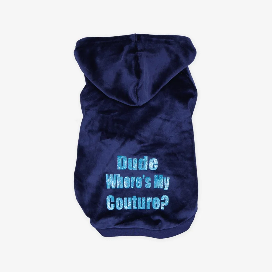 Juicy Couture Dude Wheres My Couture Hoodie (Pets)