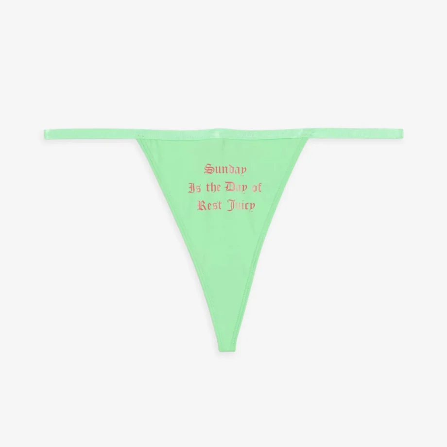 Juicy Couture Days Of The Week 7 Pack Thong